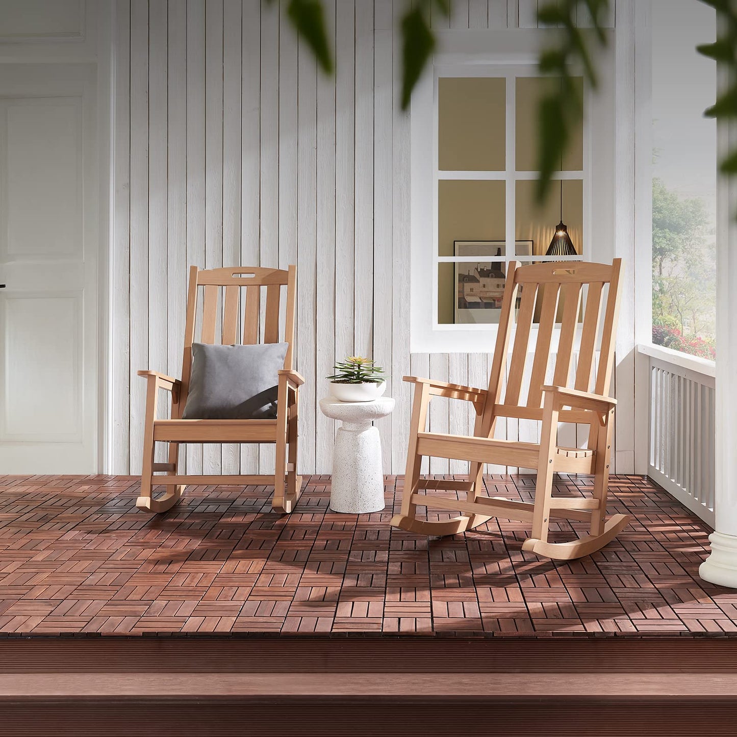 Psilvam Oversized Outdoor Rocking Chair