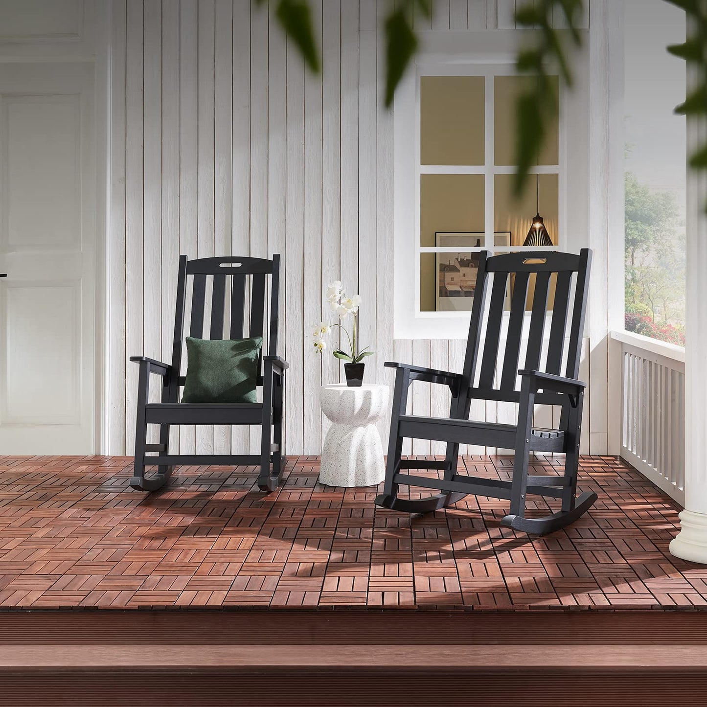Psilvam Oversized Outdoor Rocking Chair
