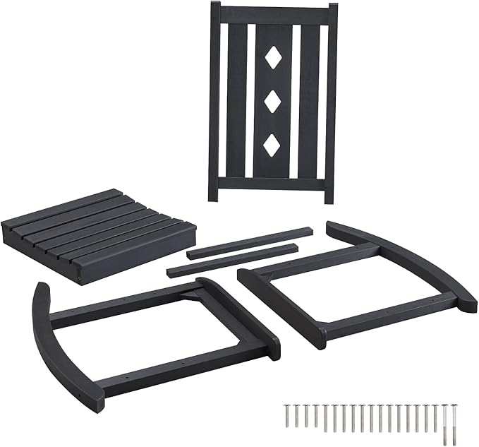HDPE Oversized Outdoor Rocking Chair Porch rocking chair