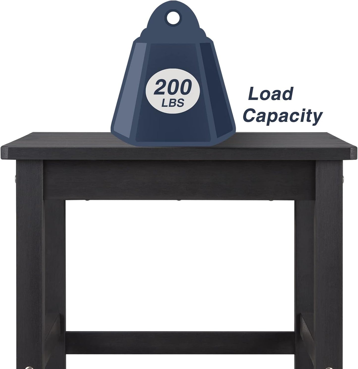 Psilvam outdoor side table 15.6"