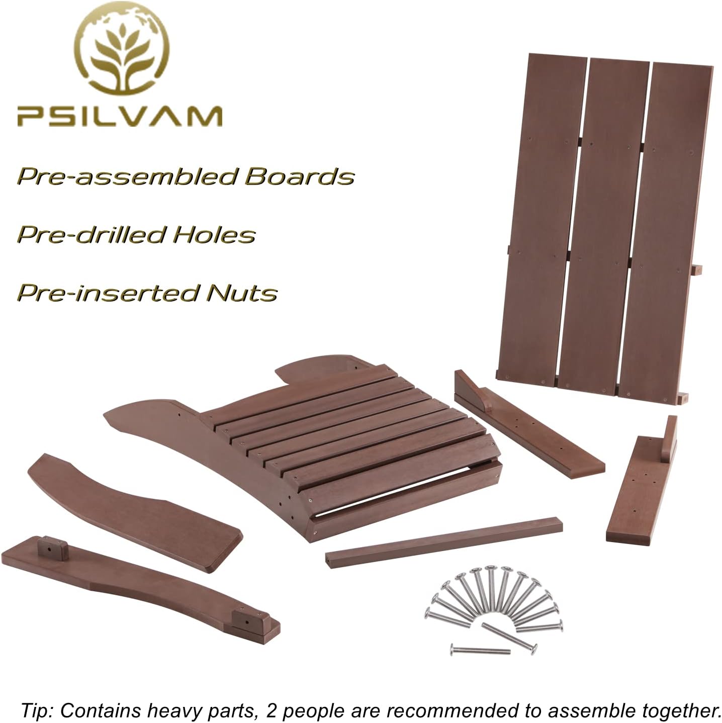 Psilvam Modern Adirondack Chairs