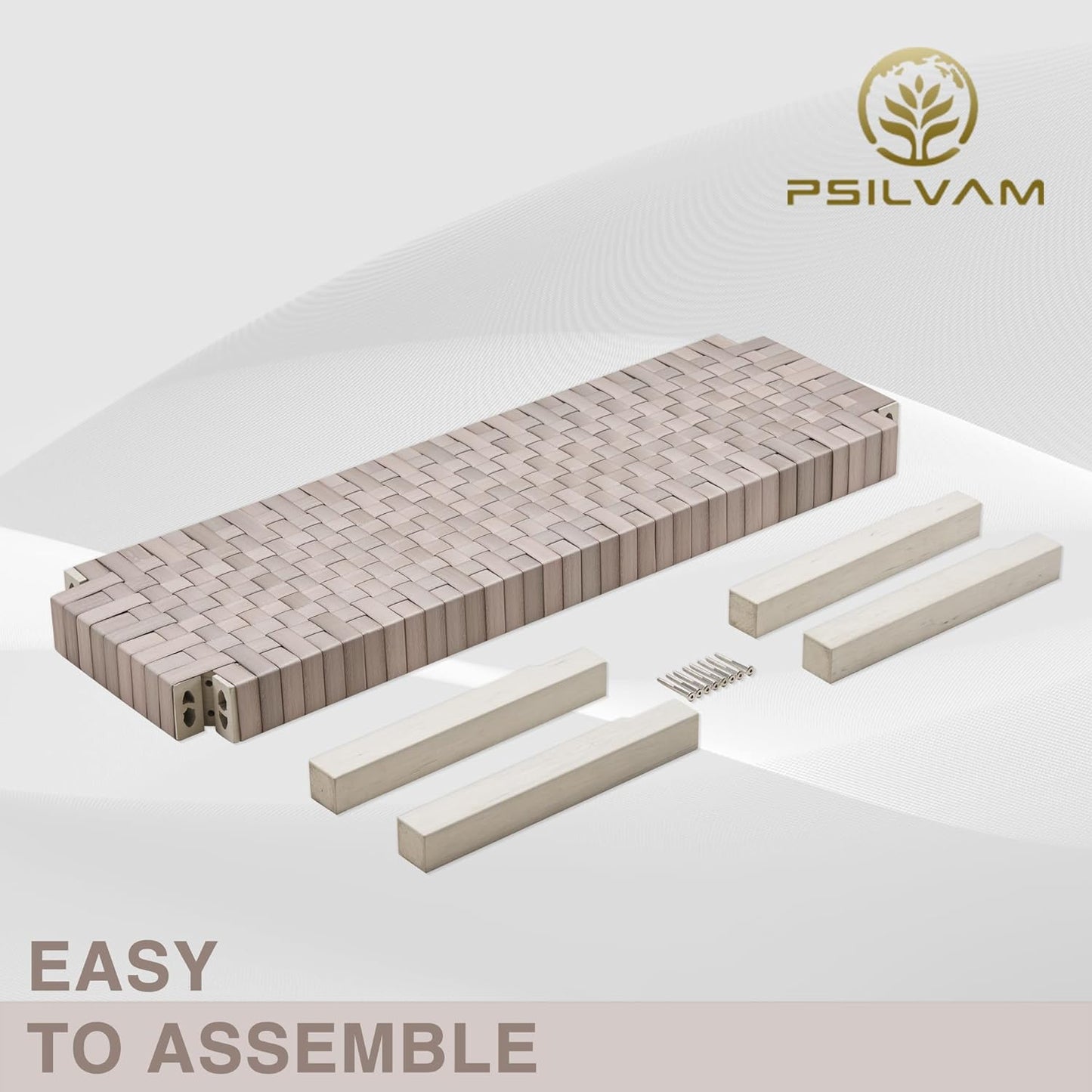 Psilvam Modern Outdoor Bench