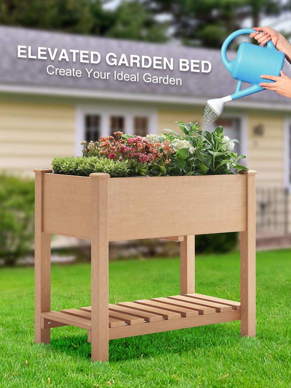 Psilvam Planter Box Raised Garden Bed