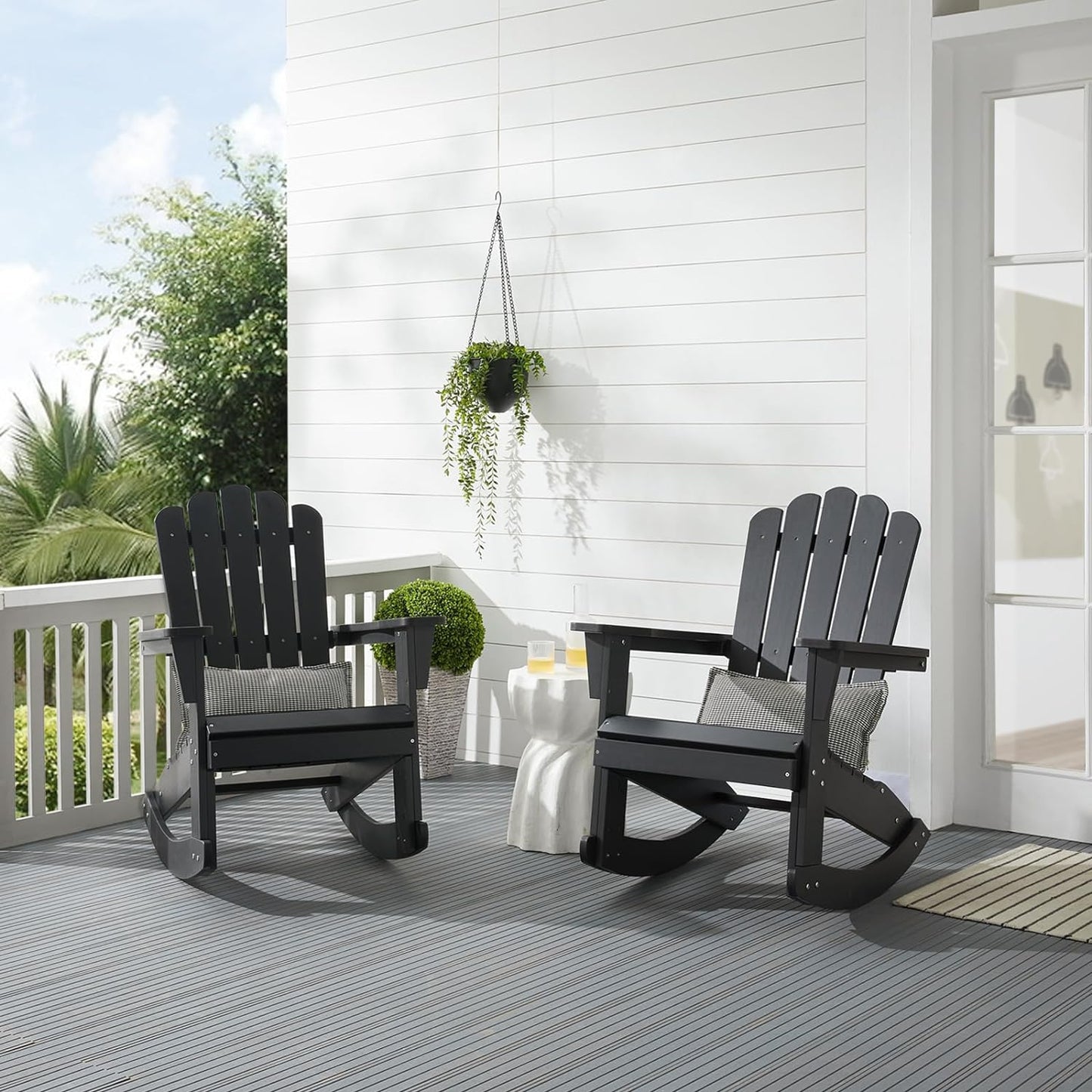 Psilvam Adirondack Rocking Chair