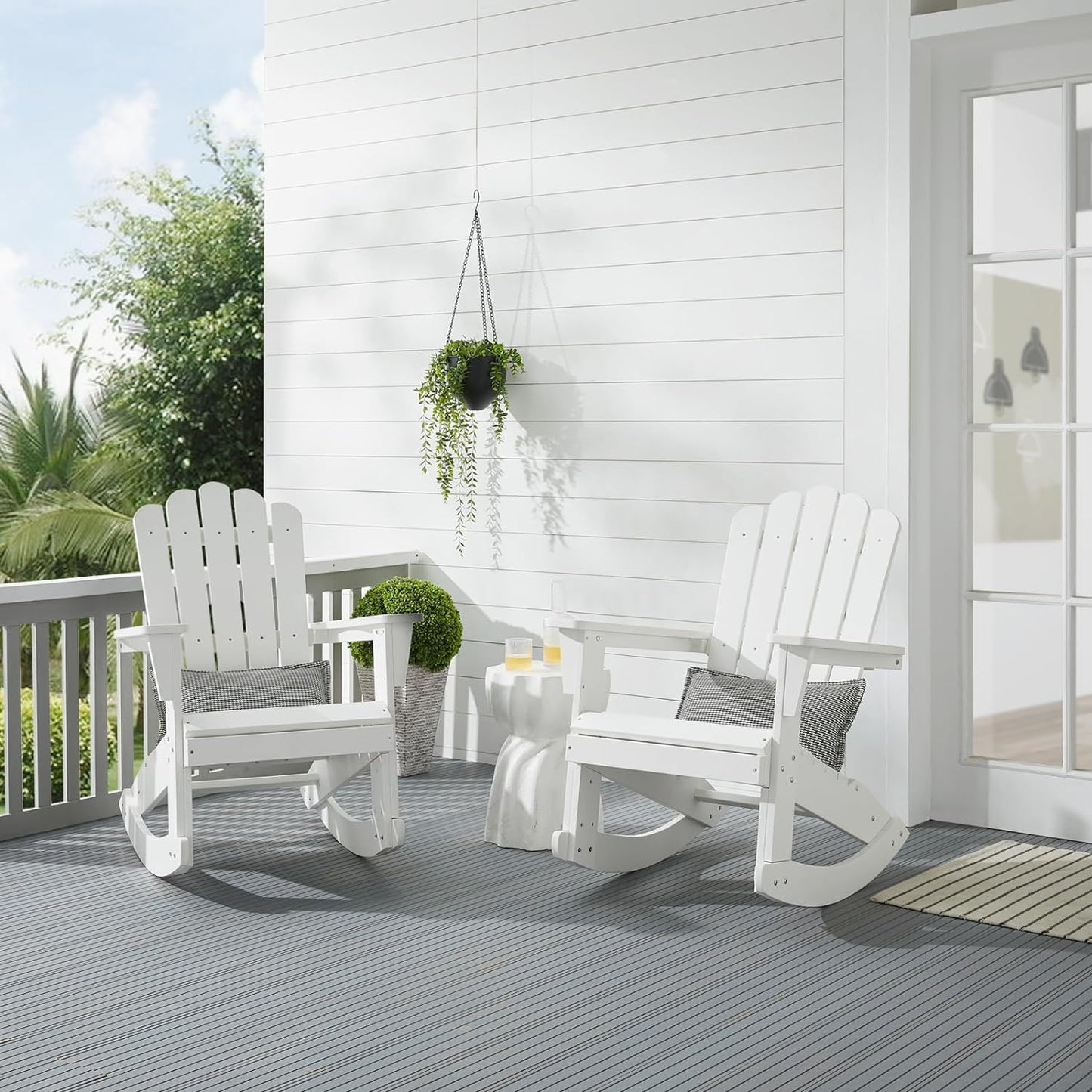 Psilvam Adirondack Rocking Chair