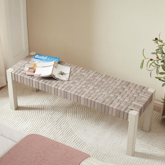 Psilvam Modern Outdoor Bench