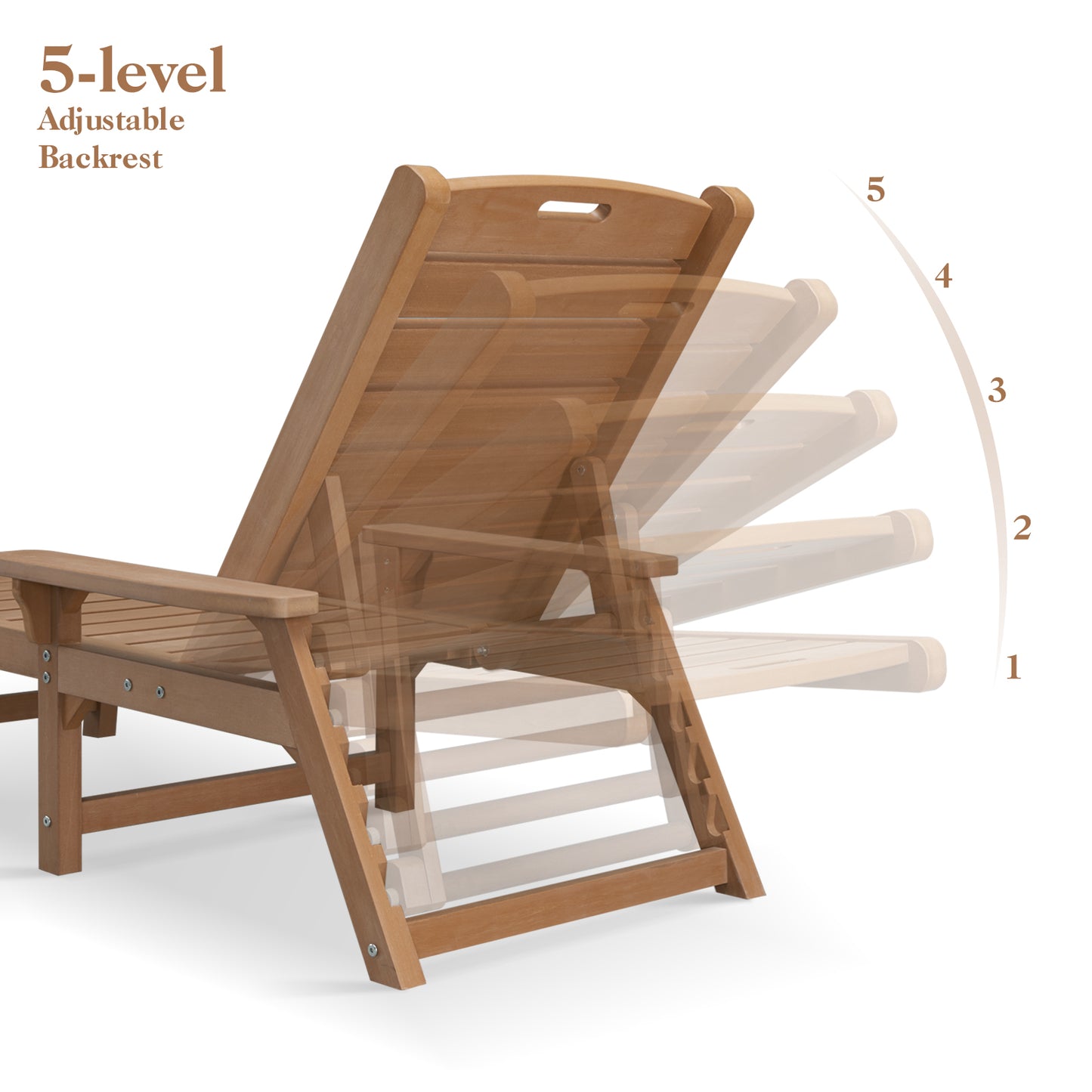Psilvam Outdoor Chaise Lounge