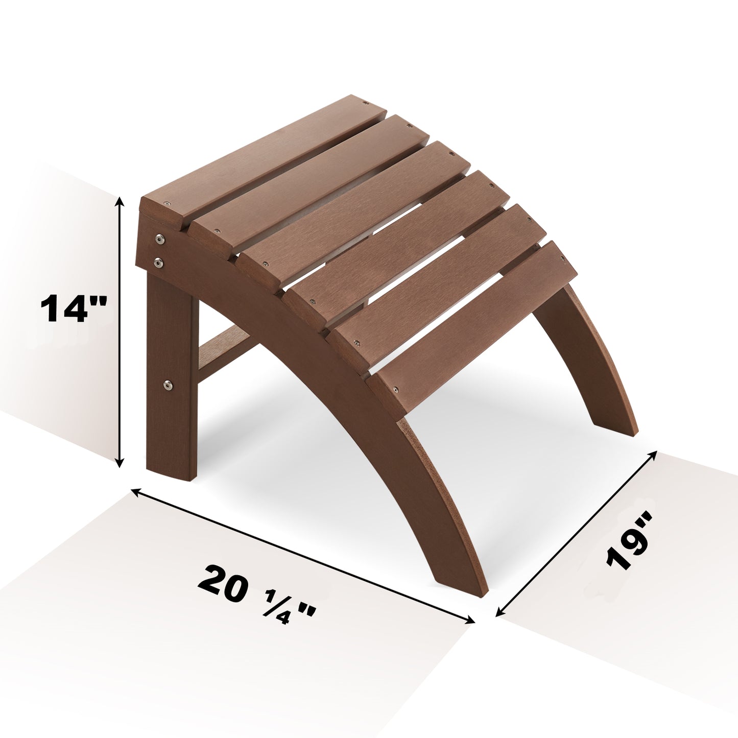 Psilvam adirondack ottoman