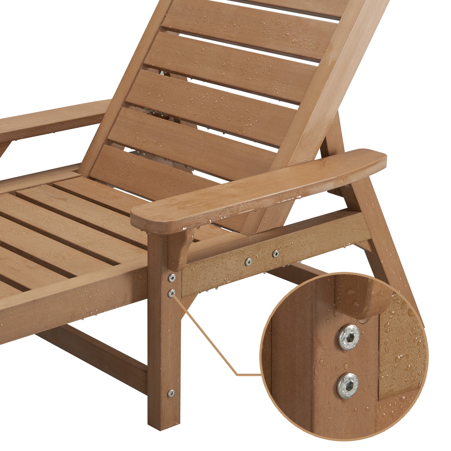 Psilvam Outdoor Chaise Lounge