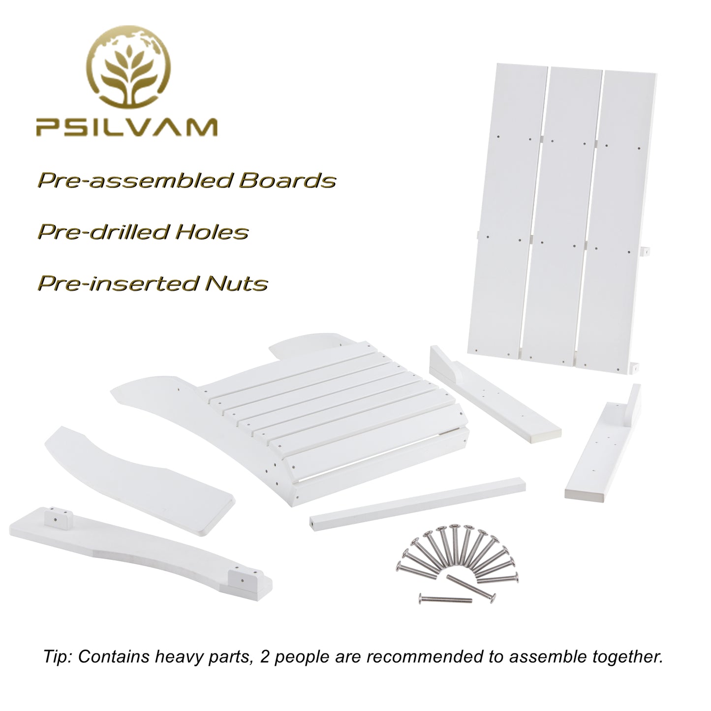 Psilvam Modern Adirondack Chairs