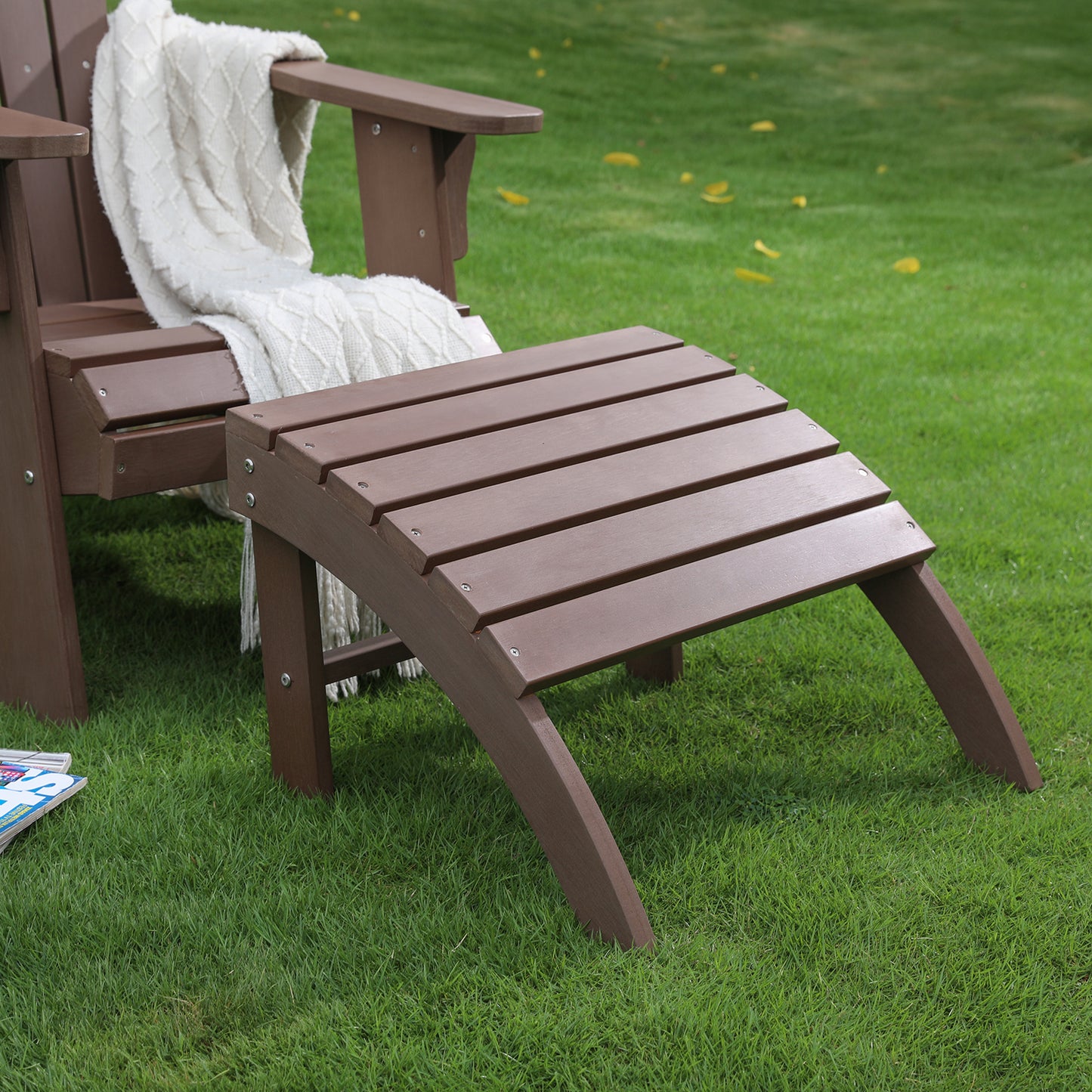 Psilvam adirondack ottoman