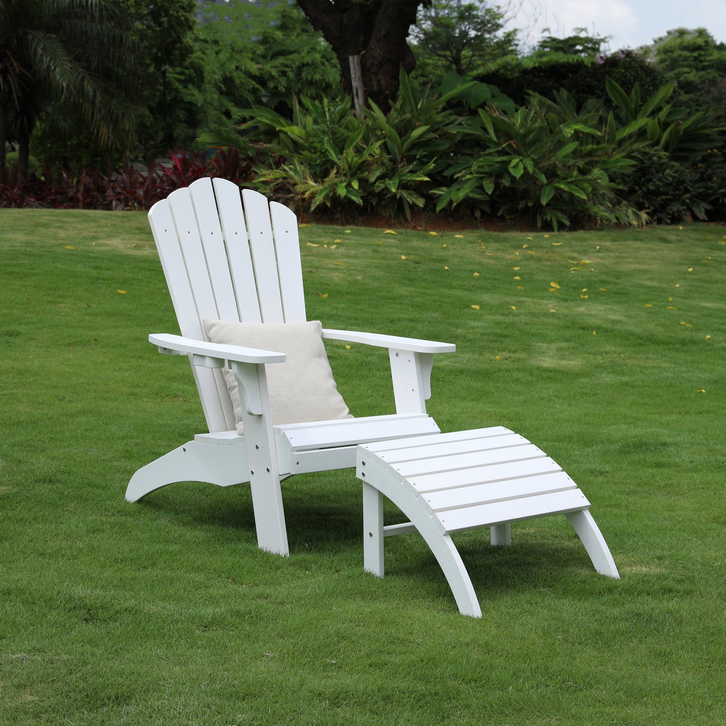 Psilvam adirondack ottoman