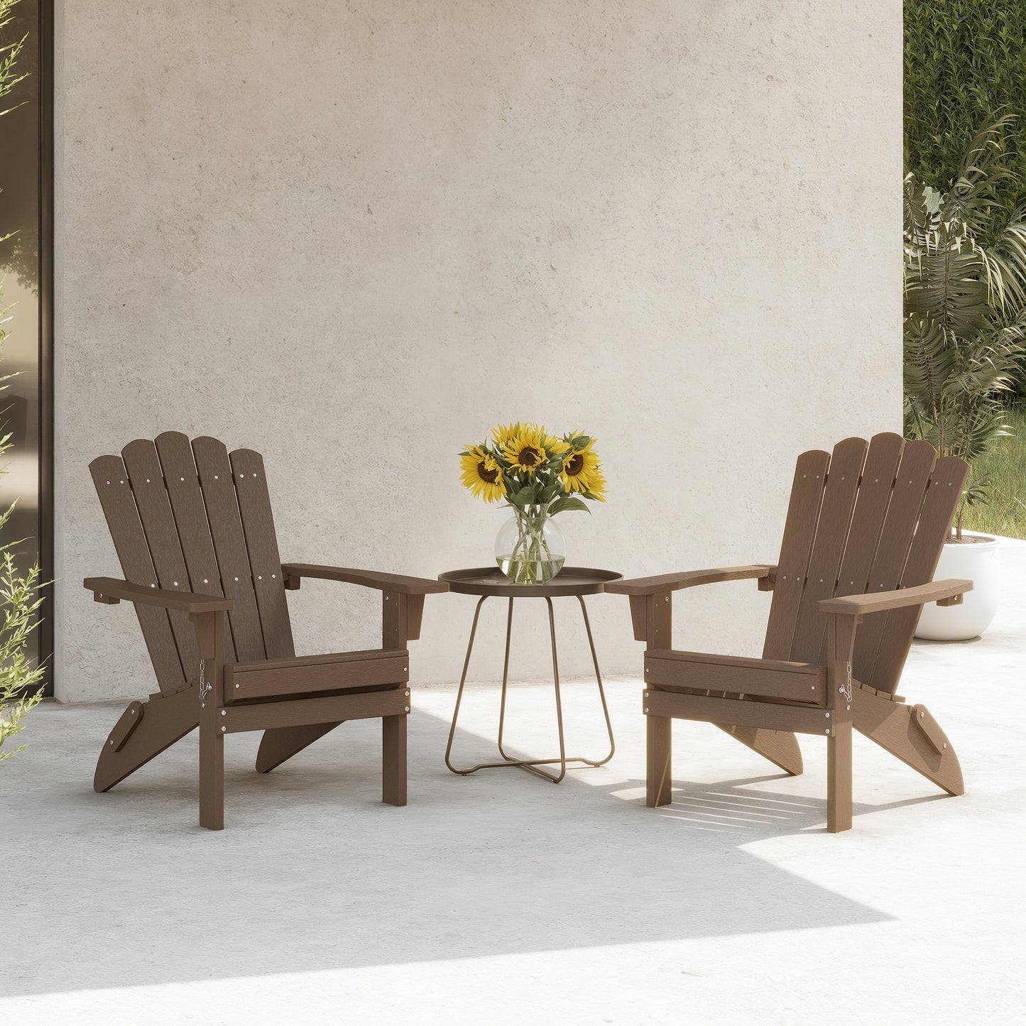 GONICHA HDPE Folding Adirondack Chair