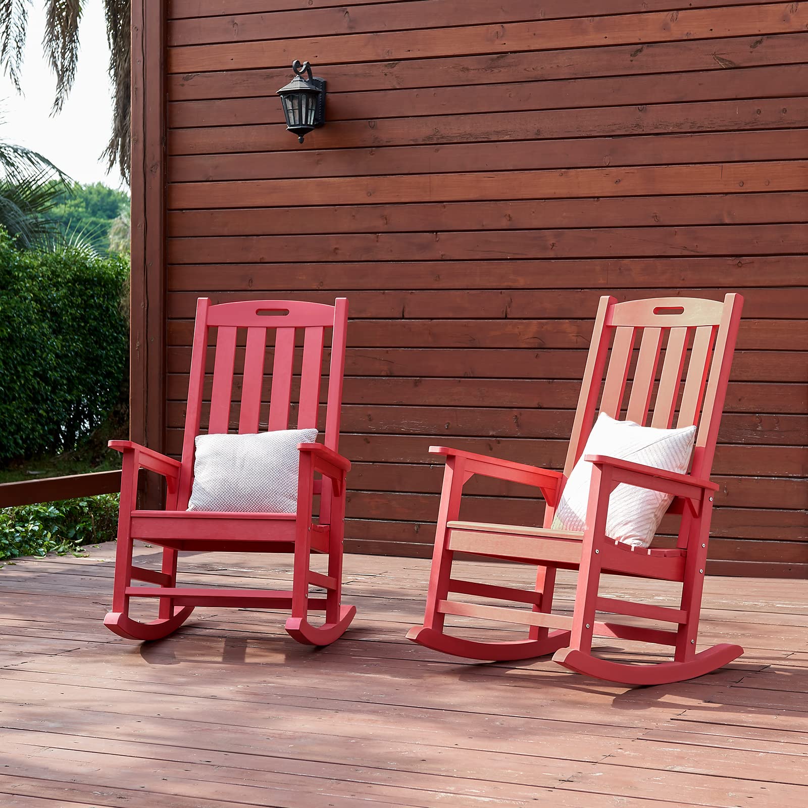 Psilvam Patio Rocking Chairs