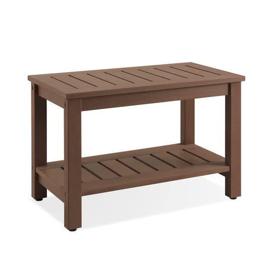 Psilvam Poly Lumber Shower Bench