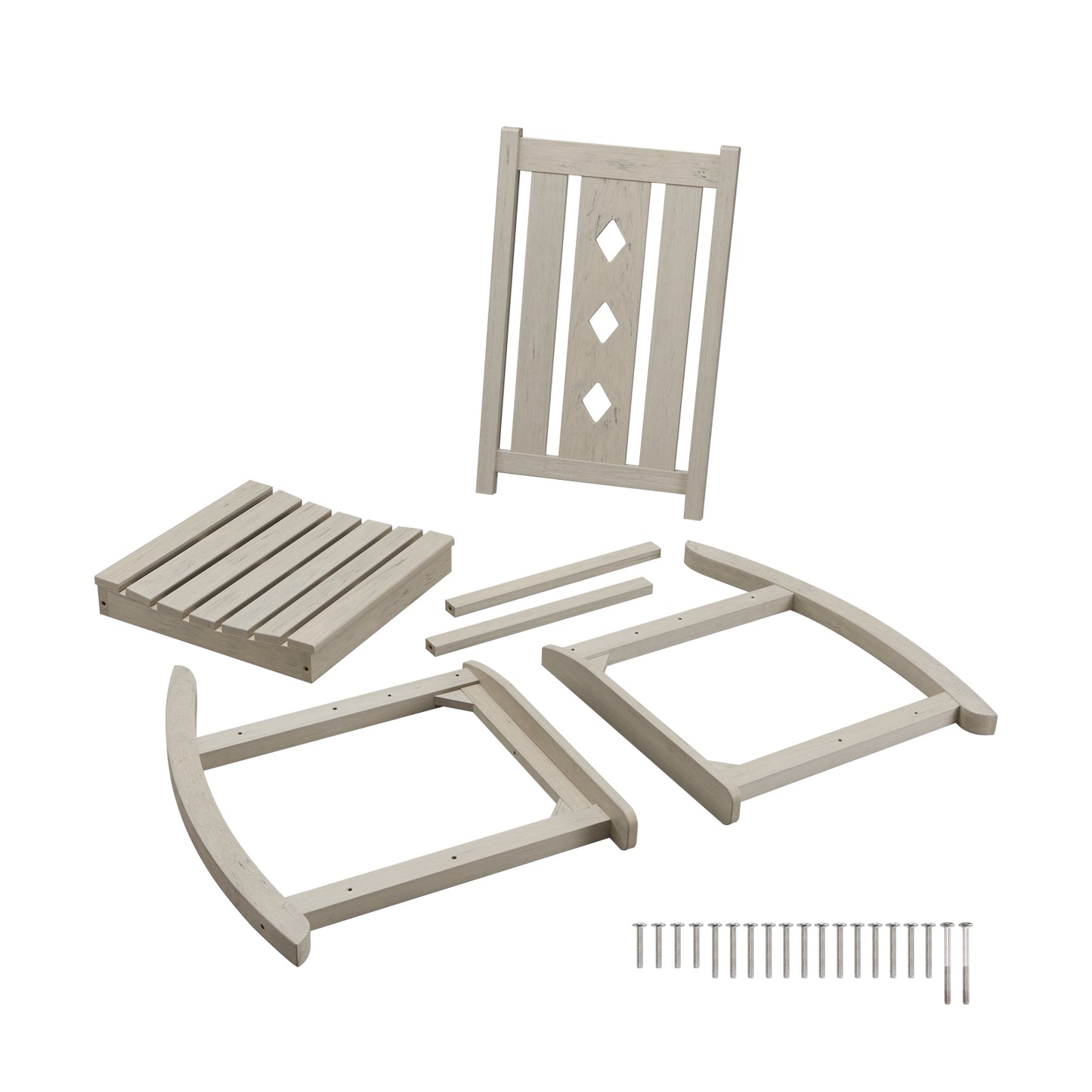 HDPE Oversized Outdoor Rocking Chair Porch rocking chair