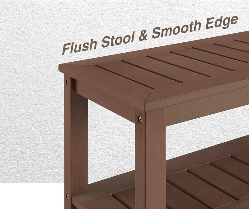 Psilvam Poly Lumber Shower Bench