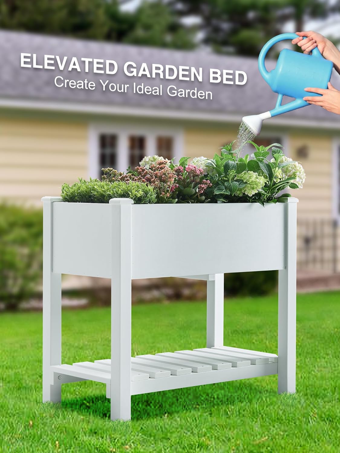 Psilvam Planter Box Raised Garden Bed