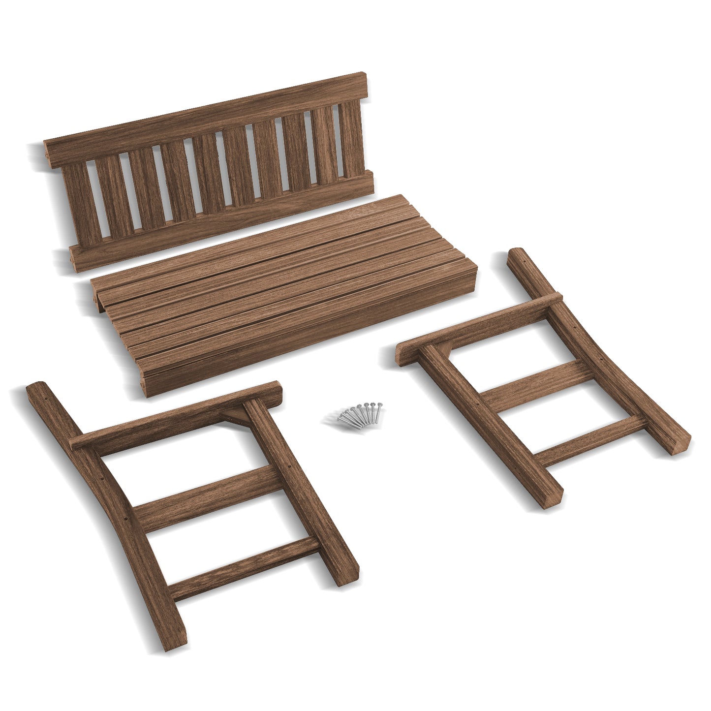 Kaleemen 2-Person All Weather Poly Lumber Outdoor Bench