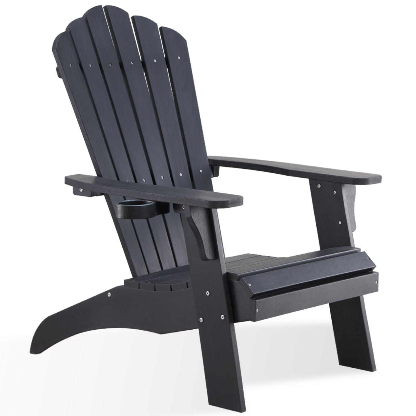 black adirondack chair