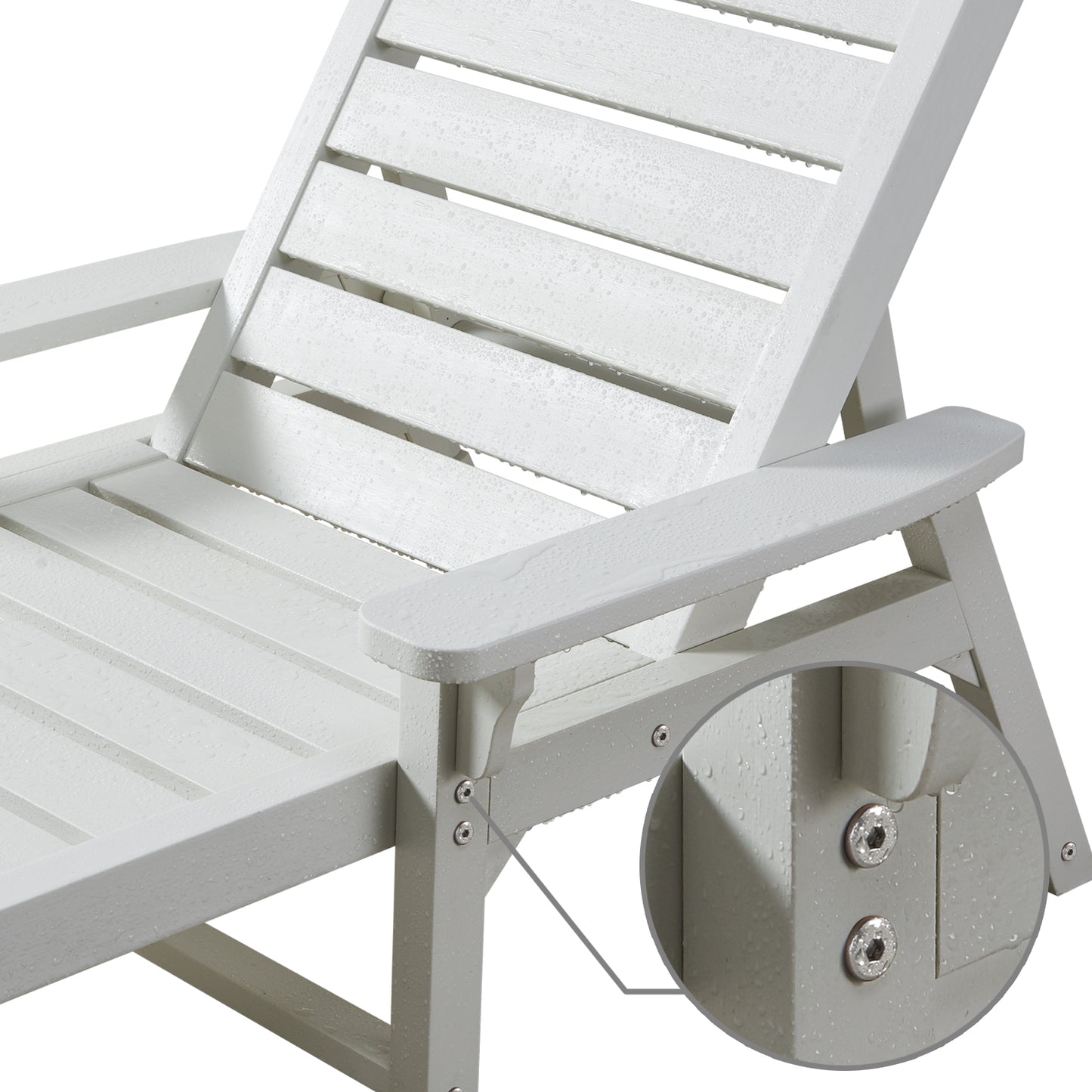 Psilvam Outdoor Chaise Lounge